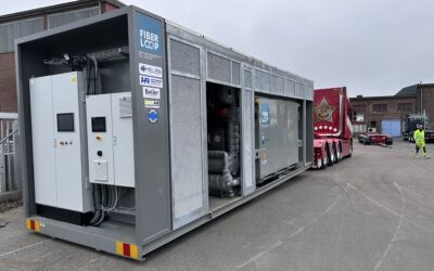 “Our new pilot machine has the capacity to recycle two tonnes of waste per day”