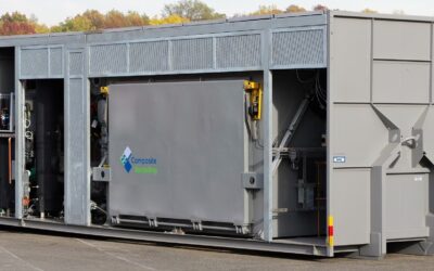 Composite Recycling thermolysis recycling unit delivered to Veolia